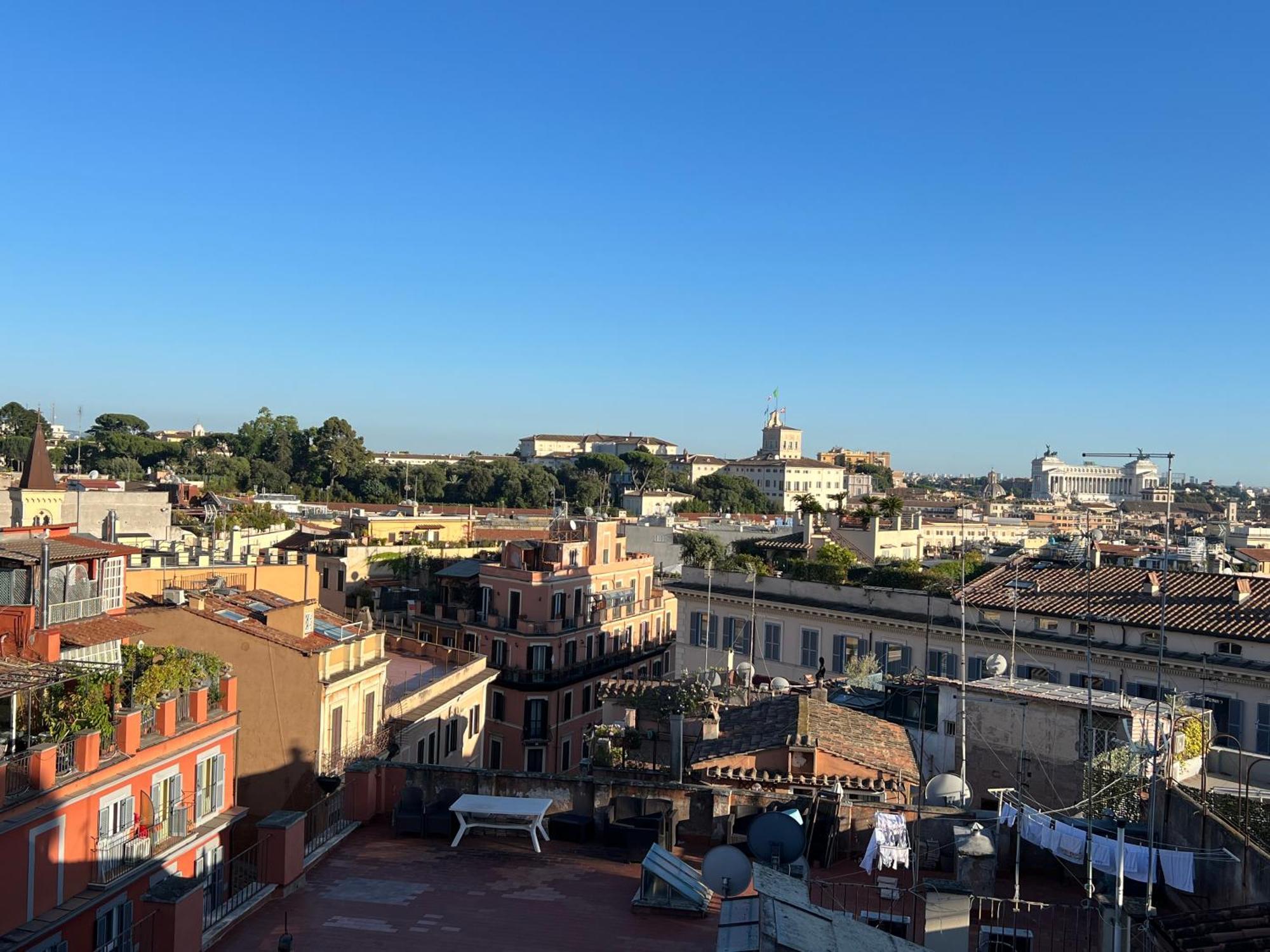 Spanish Steps Rome View المظهر الخارجي الصورة