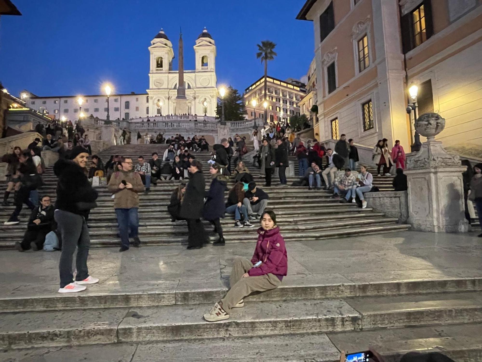 Spanish Steps Rome View المظهر الخارجي الصورة